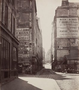 Rue Saint-Jacques by Charles Marville