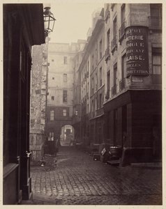 “Rue au Lard”, Paris by Charles Marville