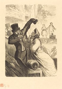 The Final Verse by Charles Maurand after Honoré Daumier