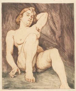 The Cigarette by Charles Maurin