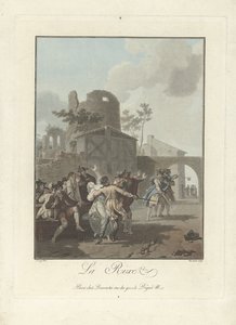 The Quarrel by Charles Melchior Descourtis