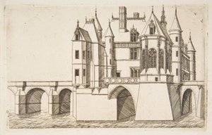 Château de Chenonceau, No 2 by Charles Meryon