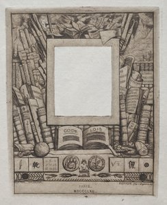 Design for a Frame for the Portrait of Armand Guéraud, 1862 by Charles Meryon