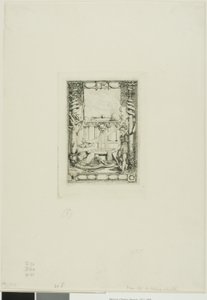 Frontispiece for the Catalogue of the Engravings of Thomas De Leu