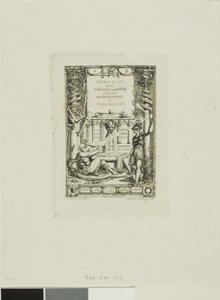 Frontispiece for the Catalogue of the Work of Thomas De Leu by Charles Meryon