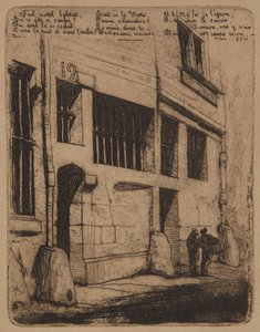 The Street of Bad Boys - 1854 by Charles Meryon