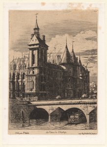 The Clock Tower by Charles Meryon