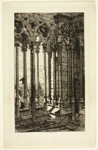 The Gallery of Notre-Dame by Charles Meryon