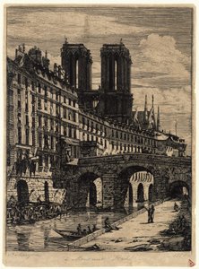 The Little Bridge by Charles Meryon