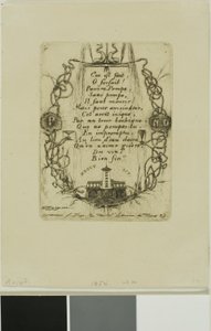 Pump Notre-Dame, Paris, small plate