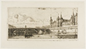 Pont-au-Change, Paris by Charles Meryon