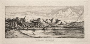 Seine Fishing off Charcoal Burners Point, Akaroa, Banks Peninsula, 1845