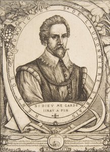 The Colonist René de Laudonnière Sablais, after van de Passe by Charles Meryon