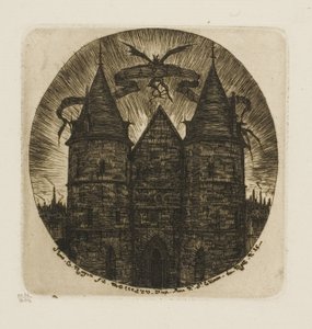 The Old Gate of the Palace of Justice, Paris by Charles Meryon