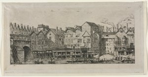 View of Part of the City of Paris Toward the Close of the 17th Century by Charles Meryon