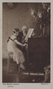 The Music Lesson by Charles Meunier