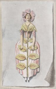 Pervenche Desséchée, from Les Fleurs Animées, 1847