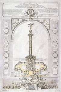 Design for a Monument to Admiral Lord Nelson in the Form of a Column by Charles Middleton
