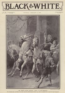 English actor Herbert Beerbohm Tree starring in a production of Stephen Phillips