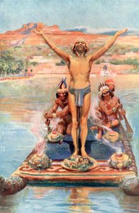 "This Golden being Embarked upon a Raft"