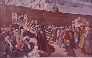 Emigrants Bound for Canada Depart from Liverpool