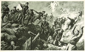 The Capture of the German Trenches at Neuve Chapelle