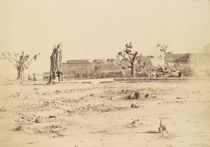 Barren Landscape with an Unidentified Fortress, Delhi