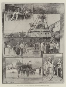 Naval Activity in Portsmouth Dockyard, Departure of the Flying Squadron