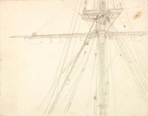 Mast and Rigging (detail) by Charles Napier Hemy