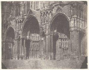 Portal on the South Side of the Cathedral of Chartres by Charles Nègre