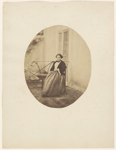 Portrait of Rachel Félix by Charles Nègre
