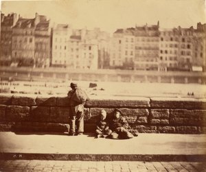 Resting Chimney Sweeps by Charles Nègre