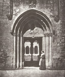 Portail Saint-Trophime, Entrée Du Cloître, Arles, Église Métropolitaine de Saint-Trophime, 1852 by Charles Nègre