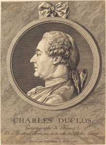 Charles Duclos by Charles Nicolas Cochin II