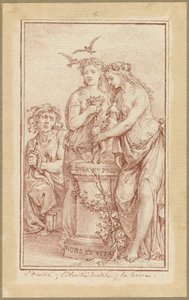 Friendship, Useless Friendship, and Hate by Charles Nicolas Cochin II