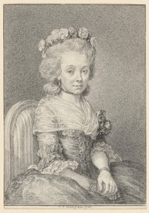 Mademoiselle Grogniard, Dame de Saint-Just by Charles Nicolas Cochin II