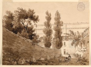 A Locality in Southern France by Charles Nicolas Ransonnette