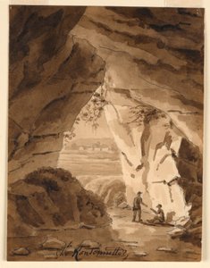 In a Cave by Charles Nicolas Ransonnette