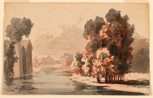 Landscape by Charles Nicolas Ransonnette