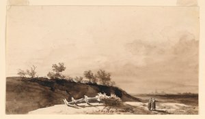 Landscape by Charles Nicolas Ransonnette