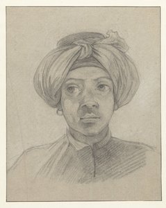 Head Study of a Mamluk by Charles Parrocel