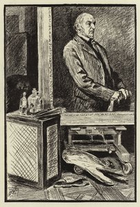 The Studio of Frank Holl by Charles Paul Renouard