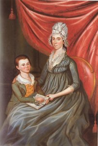 Eleanor Conway Hite and Son, James Madison Hite by Charles Peale Polk