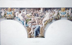 Frieze from the Ballroom at Fontainebleau, Plate from an Album