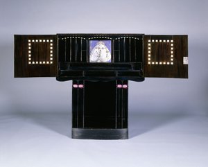 A writing cabinet designed for Walter W. Blackie Esq., Hill House, Edinburgh