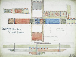 Decoration from Roof of S. Miniato, Florence, 1891