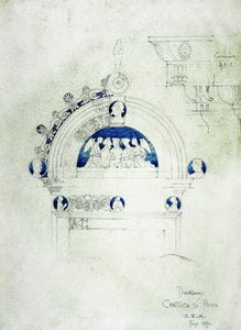 Doorway, Certosa di Pavia, 1891