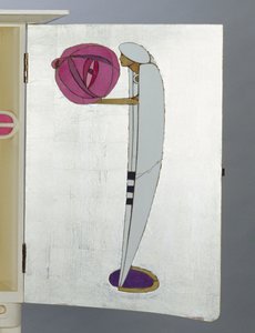Figure in Arabian cloak and turban holding a lantern
