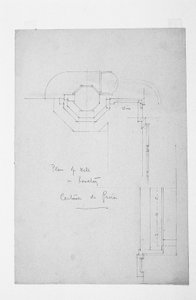 Plan of Well in Lavatory, Certosa di Pavia, 1891