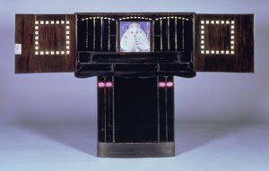 Writing desk for Hill House, Helensburgh, c.1902 (open)